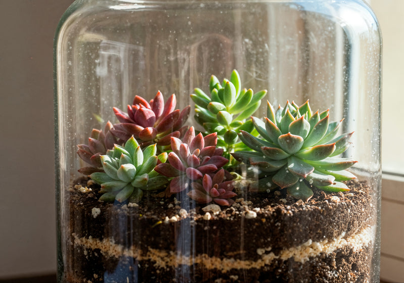 Sementes de suculentas - Kit completo com Substrato e Ferramentas